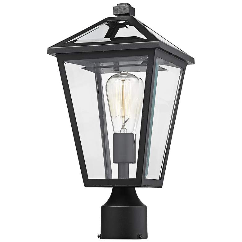 Image 3 Z-Lite Talbot 16 1/2" High Traditional Black Outdoor Post Light more views