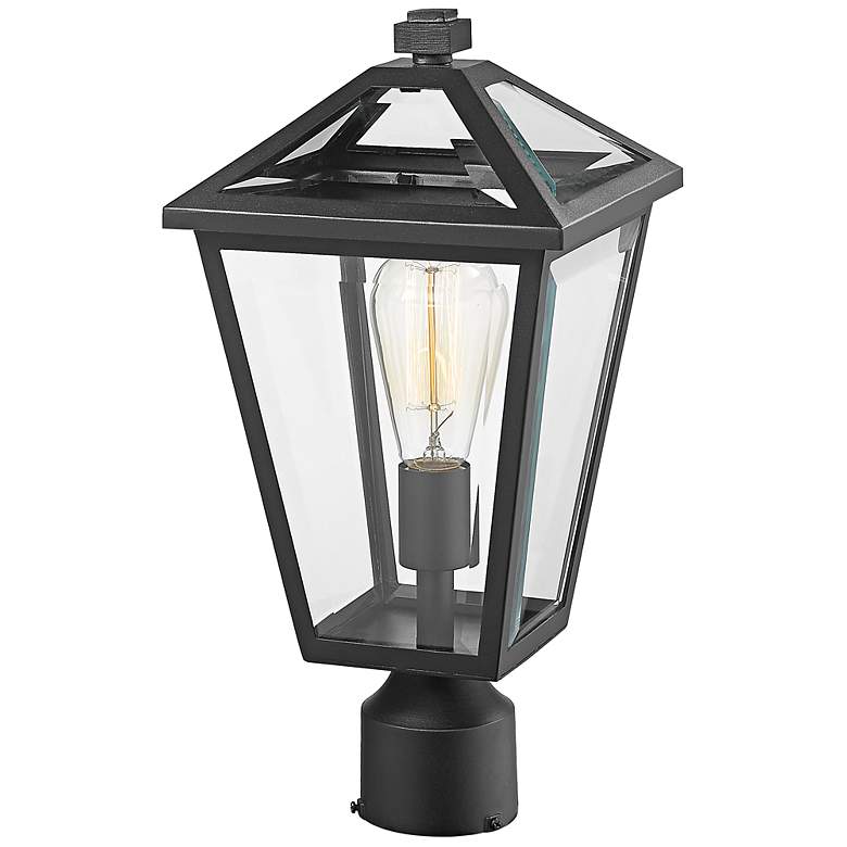 Image 4 Z-Lite Talbot 16 1/2" High Traditional Black Outdoor Post Light more views