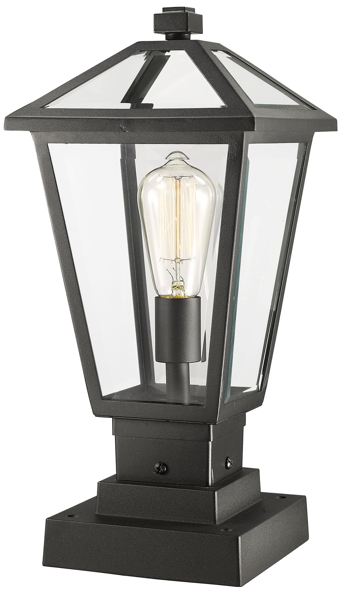 Z-Lite Talbot 17 1/2" High Black Outdoor Pier Light