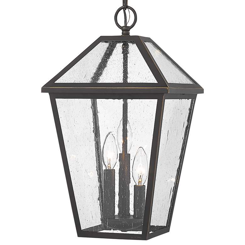 Image 4 Z-Lite Talbot 18" High 3-Light Outdoor Hanging Porch Light more views