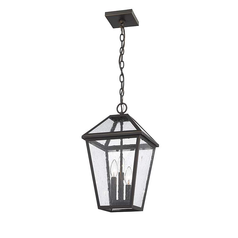 Image 5 Z-Lite Talbot 18" High 3-Light Outdoor Hanging Porch Light more views