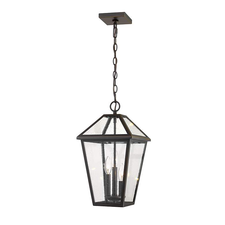 Image 7 Z-Lite Talbot 18" High 3-Light Outdoor Hanging Porch Light more views