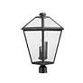 Thumbnail4 of Z-Lite Talbot 23 3/4" High Black 3-Light Outdoor Post Light more views