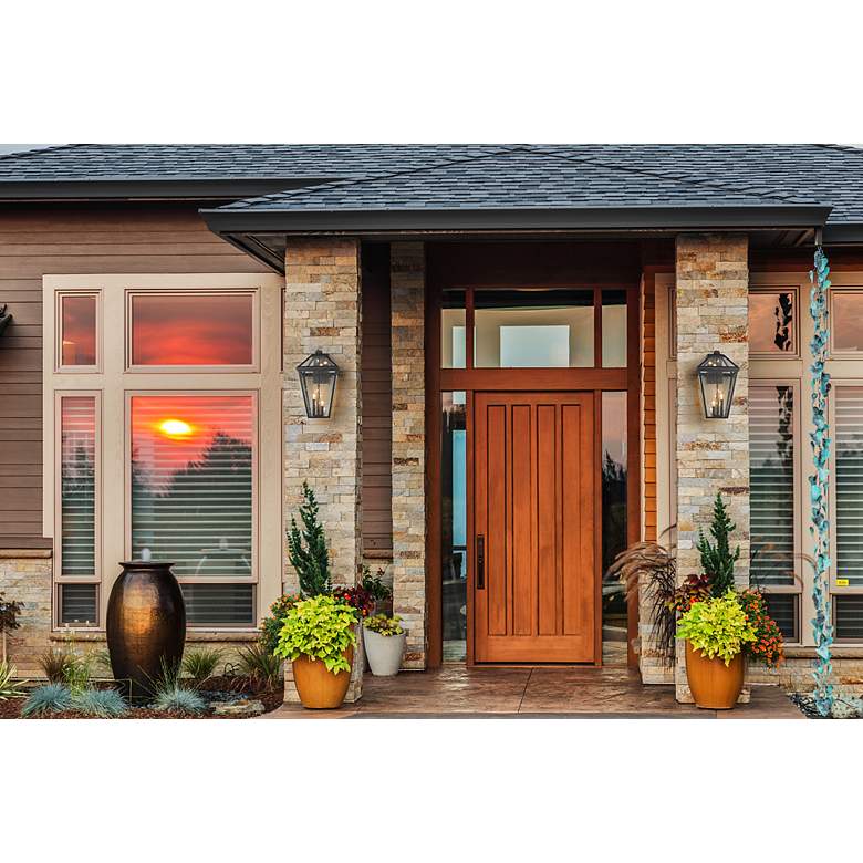 Image 3 Z-Lite Talbot 3 Light Outdoor Wall Sconce in Oil Rubbed Bronze more views