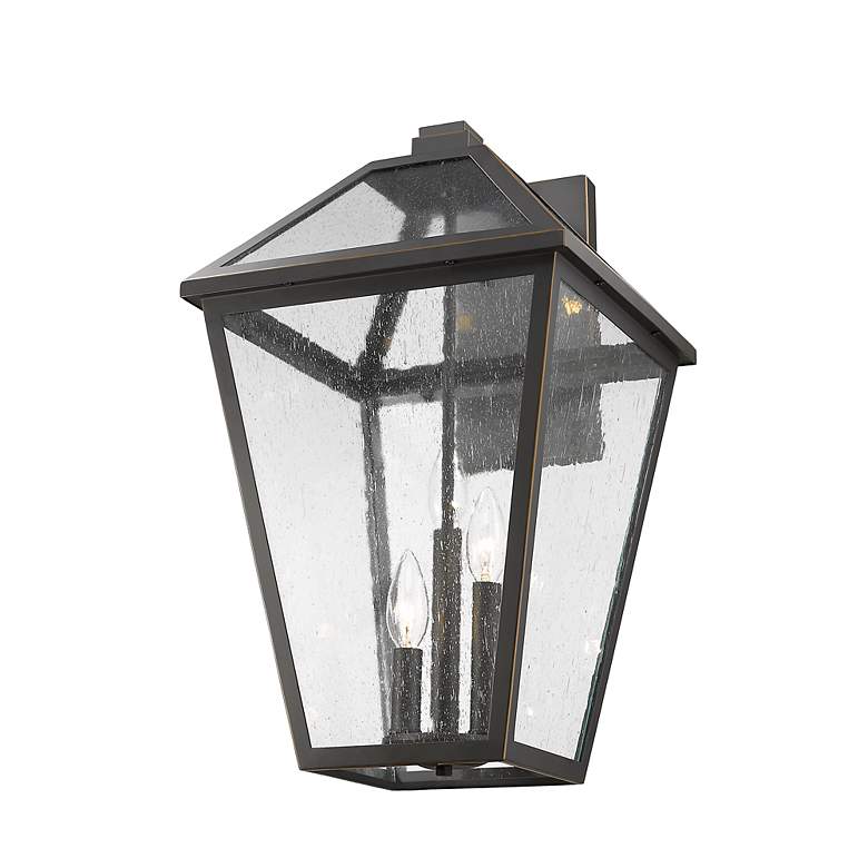 Image 6 Z-Lite Talbot 3 Light Outdoor Wall Sconce in Oil Rubbed Bronze more views