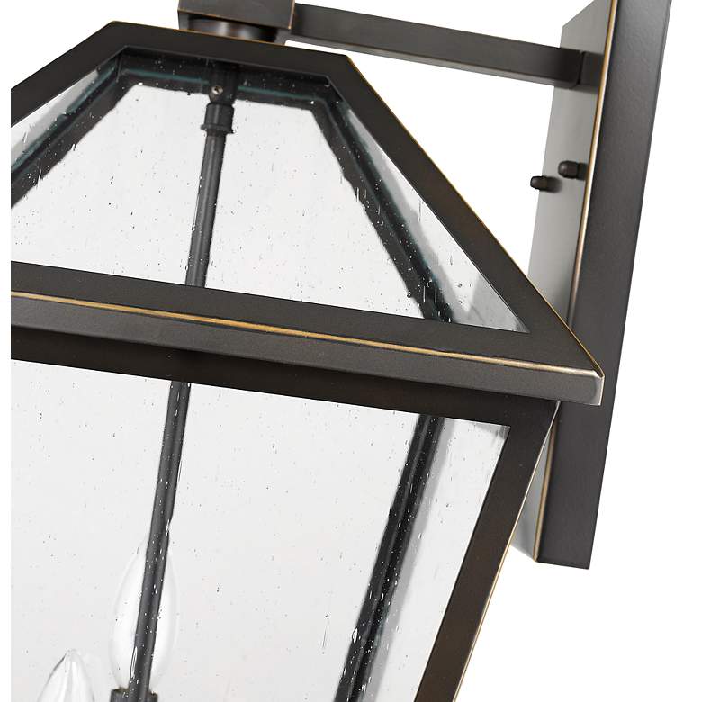 Image 7 Z-Lite Talbot 3 Light Outdoor Wall Sconce in Oil Rubbed Bronze more views