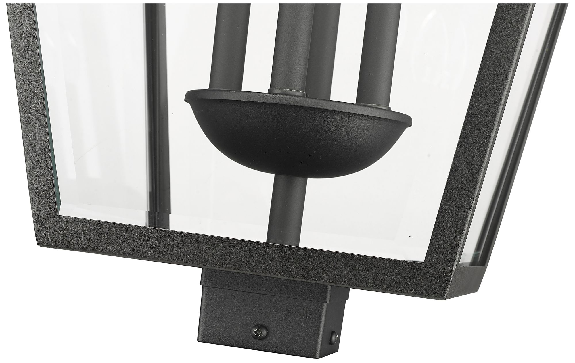 Image 3 Z-Lite Talbot 33 3/4" High Black 4-Light Outdoor Post Light more views