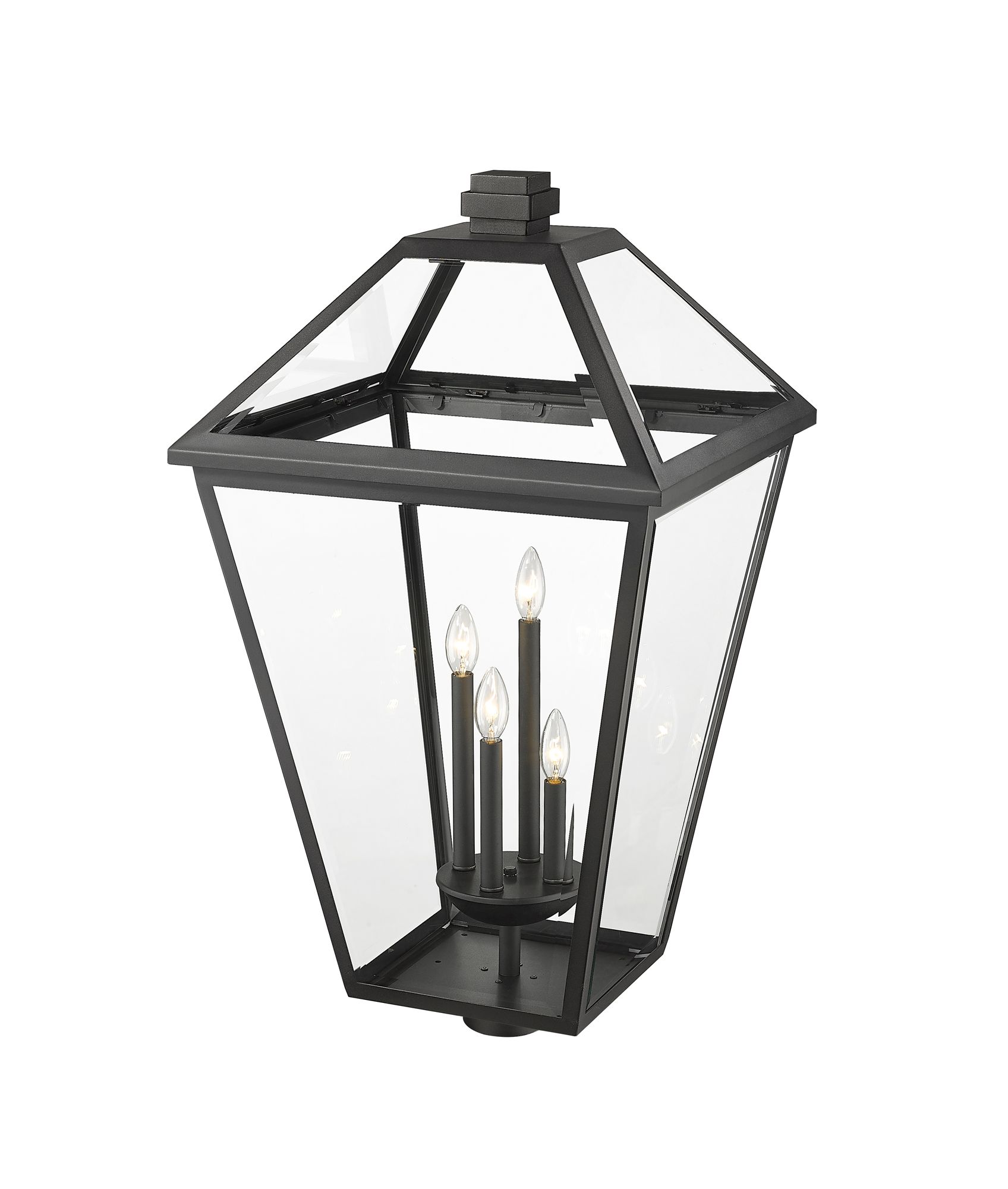 Image 3 Z-Lite Talbot 34 1/4" High Black 4-Light Outdoor Post Light more views