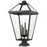 1_Z-Lite Talbot 36 3/4" High Black Outdoor Pier Light