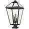 Z-Lite Talbot 36 3/4" High Black Outdoor Pier Light