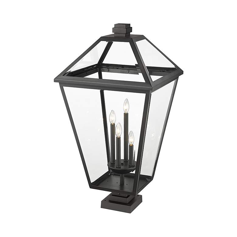 Image 5 Z-Lite Talbot 36 3/4" High Black Outdoor Pier Light more views