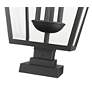 6_Z-Lite Talbot 36 3/4" High Black Outdoor Pier Light more views