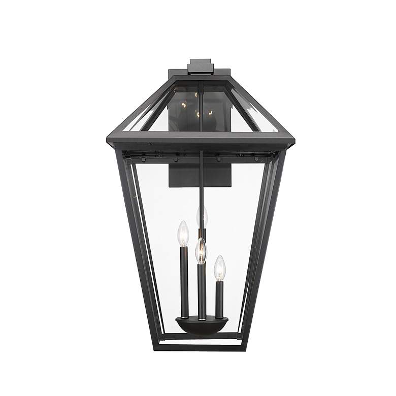 Image 5 Z-Lite Talbot 4 Light Outdoor Wall Sconce in Black more views