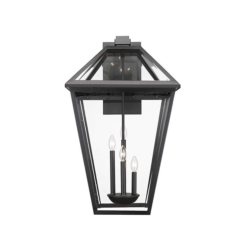 Image 4 Z-Lite Talbot 4 Light Outdoor Wall Sconce in Black more views