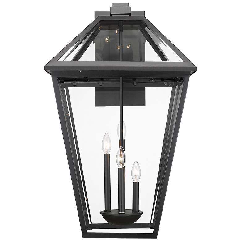 Image 5 Z-Lite Talbot 4 Light Outdoor Wall Sconce in Black more views