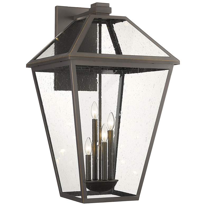 Image 1 Z-Lite Talbot 4 Light Outdoor Wall Sconce in Oil Rubbed Bronze