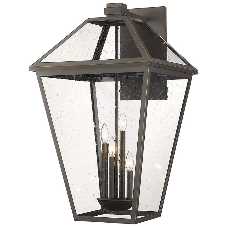 Image 1 Z-Lite Talbot 4 Light Outdoor Wall Sconce in Oil Rubbed Bronze