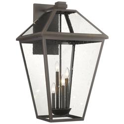 Z-Lite Talbot 4 Light Outdoor Wall Sconce in Oil Rubbed Bronze