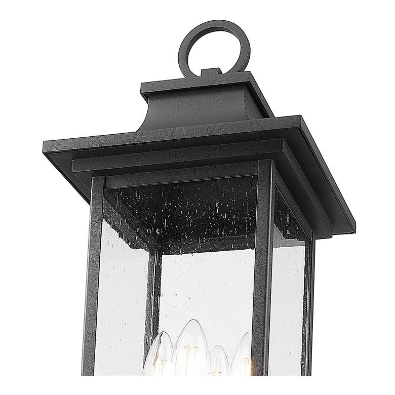 Image 6 Z-Lite Tiberius 107 1/4"H Black Outdoor Post Light with Base more views