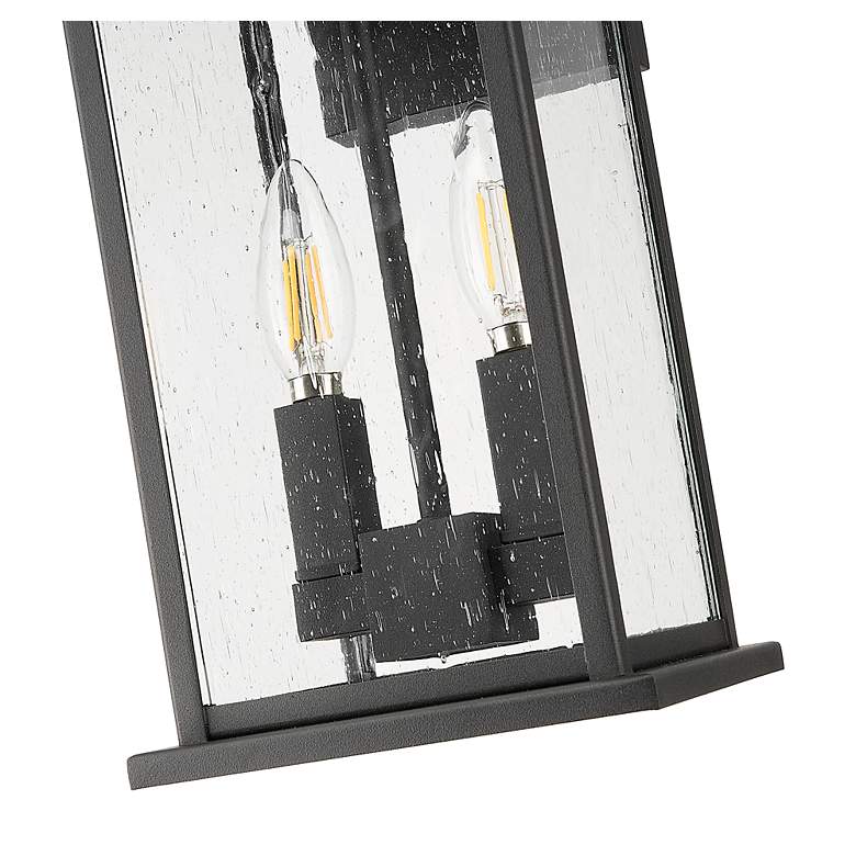 Image 6 Z-Lite Tiberius 18" High Black 2-Light Outdoor Wall Light more views