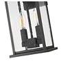 6_Z-Lite Tiberius 18" High Black 2-Light Outdoor Wall Light more views
