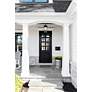 2_Z-Lite Tiberius 22 3/4"H Black 4-Light Outdoor Hanging Light more views