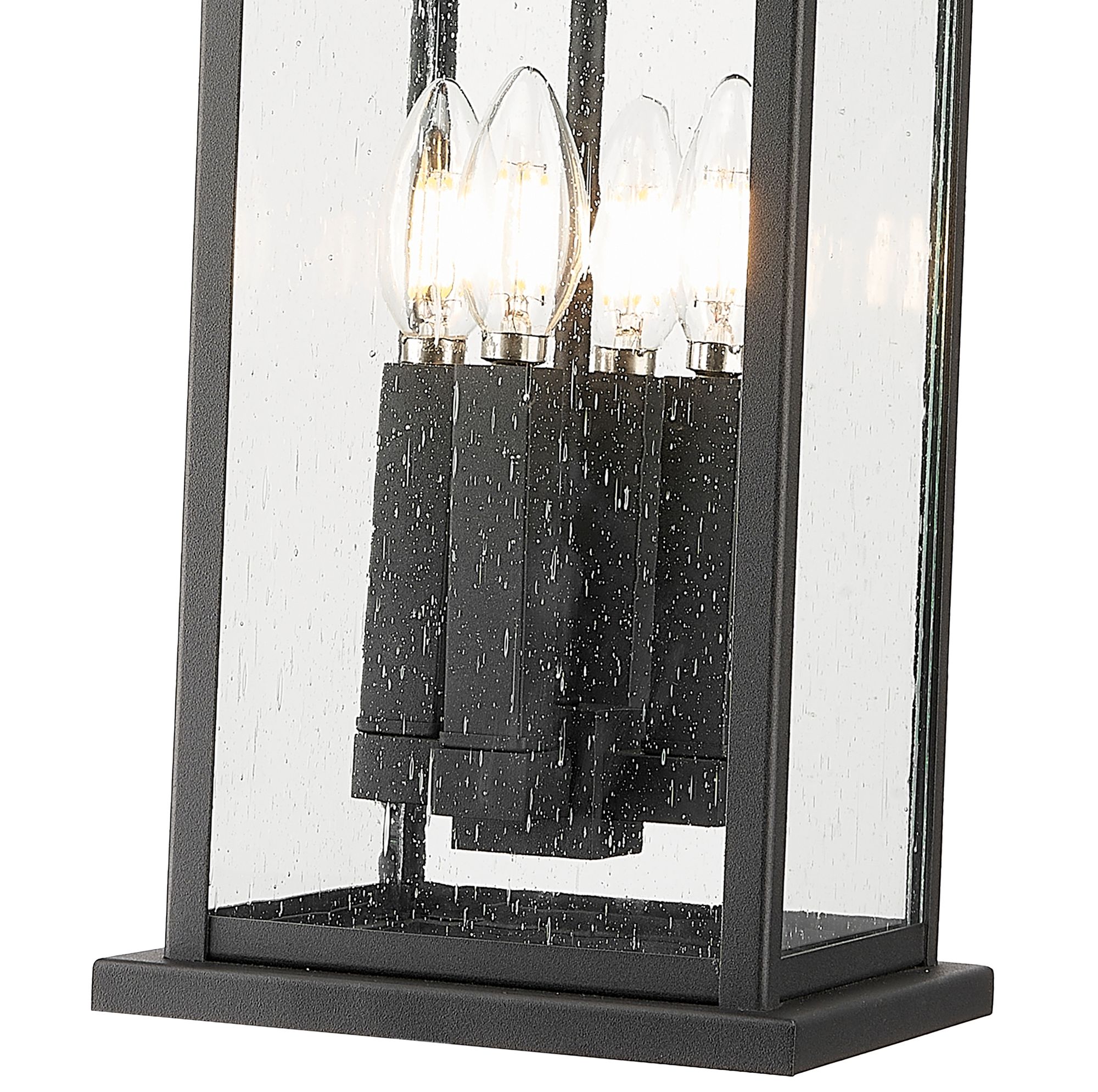 Image 6 Z-Lite Tiberius 22 3/4"H Black 4-Light Outdoor Hanging Light more views