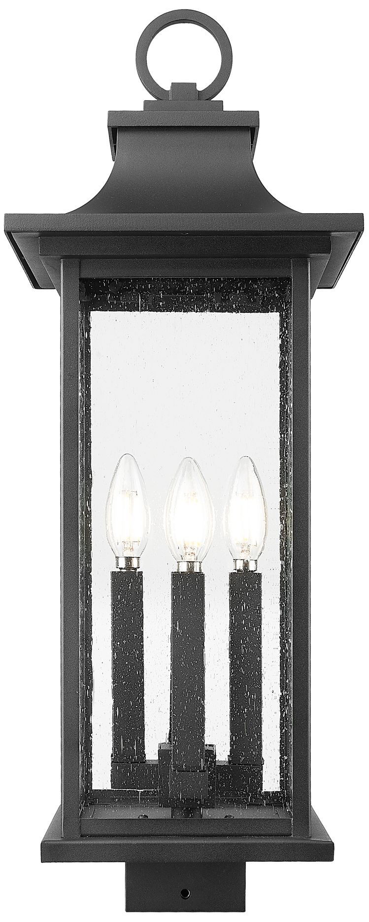 Image 3 Z-Lite Tiberius 24 1/2"H Black 4-Light Outdoor Post Light more views