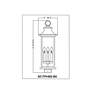 6_Z-Lite Tiberius 24 1/2"H Black 4-Light Outdoor Post Light more views