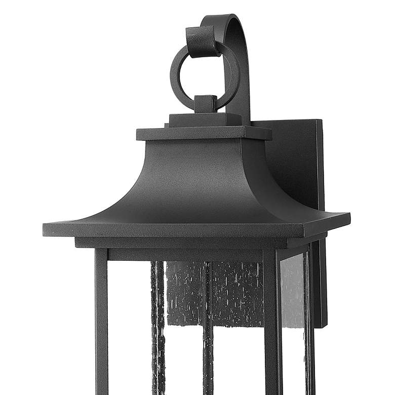 Image 6 Z-Lite Tiberius 24" High Black 4-Light Outdoor Wall Light more views