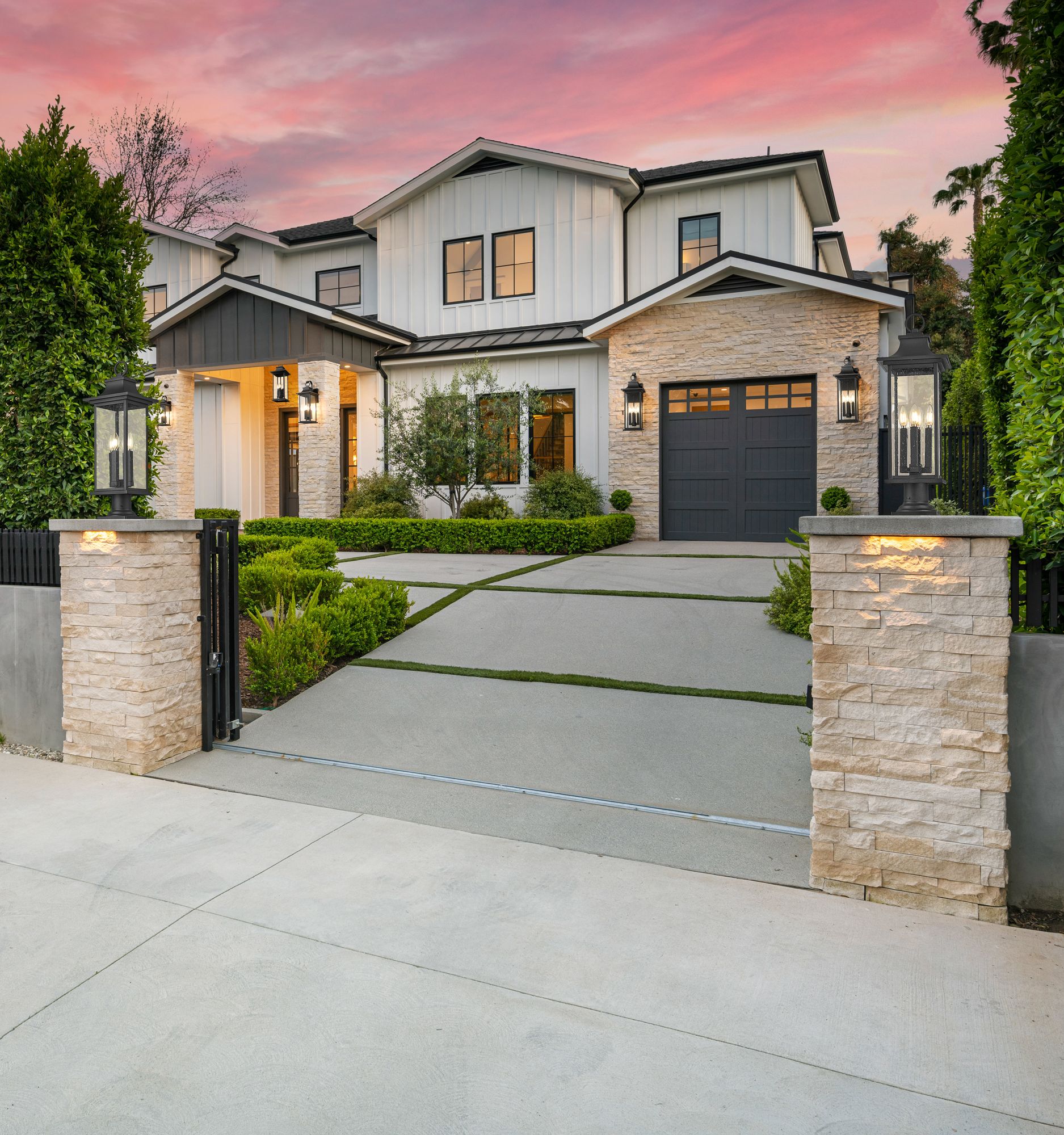 Image 2 Z-Lite Tiberius 27 1/4"H Black 4-Light Outdoor Pier Light more views