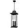 Z-Lite Tiberius 31 1/2"H Black 6-Light Outdoor Hanging Light