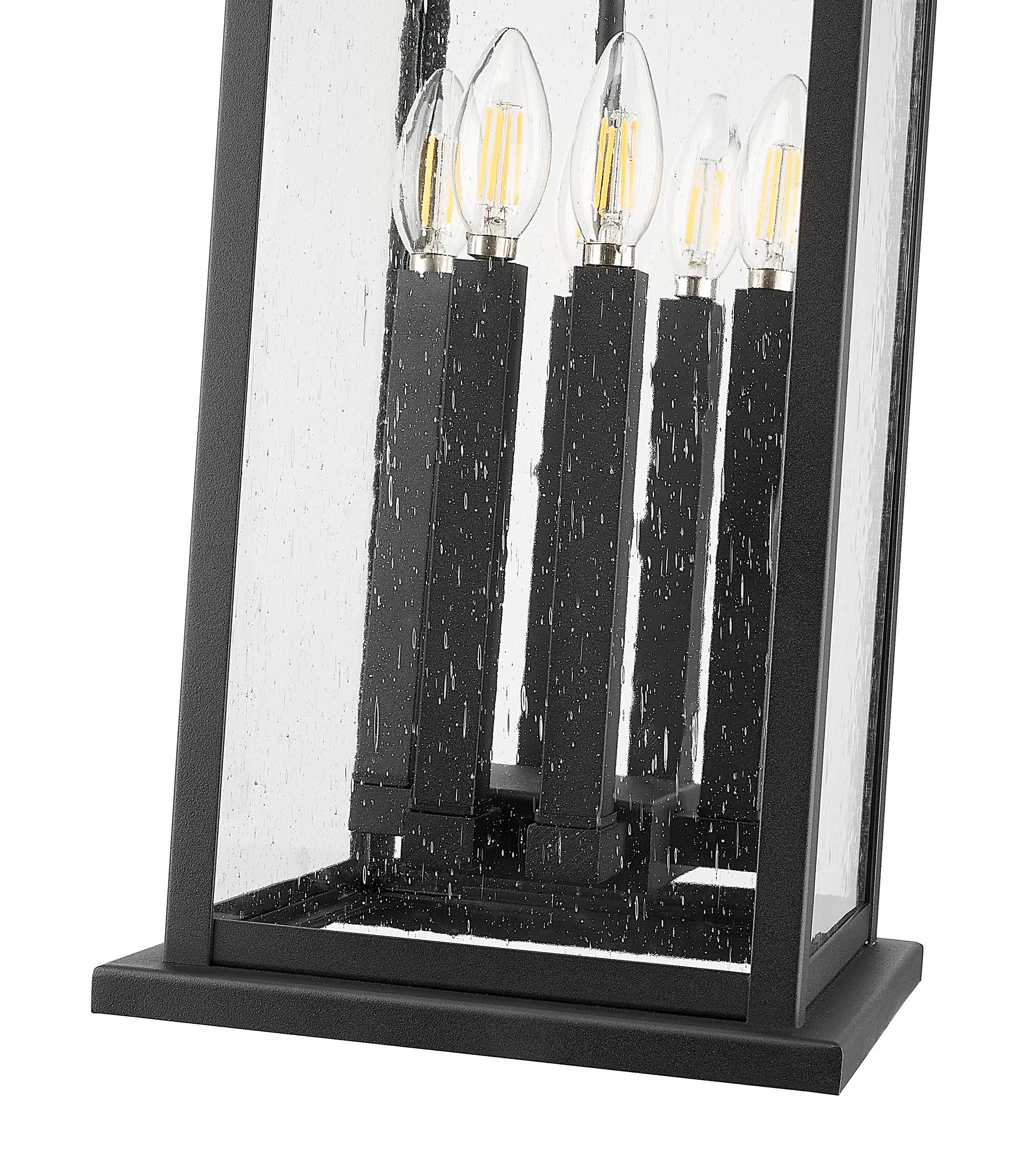 Image 6 Z-Lite Tiberius 31 1/2"H Black 6-Light Outdoor Hanging Light more views