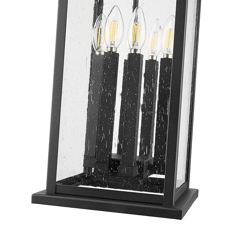 Image 6 Z-Lite Tiberius 31 1/2"H Black 6-Light Outdoor Hanging Light more views