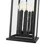 6_Z-Lite Tiberius 31 1/2"H Black 6-Light Outdoor Hanging Light more views