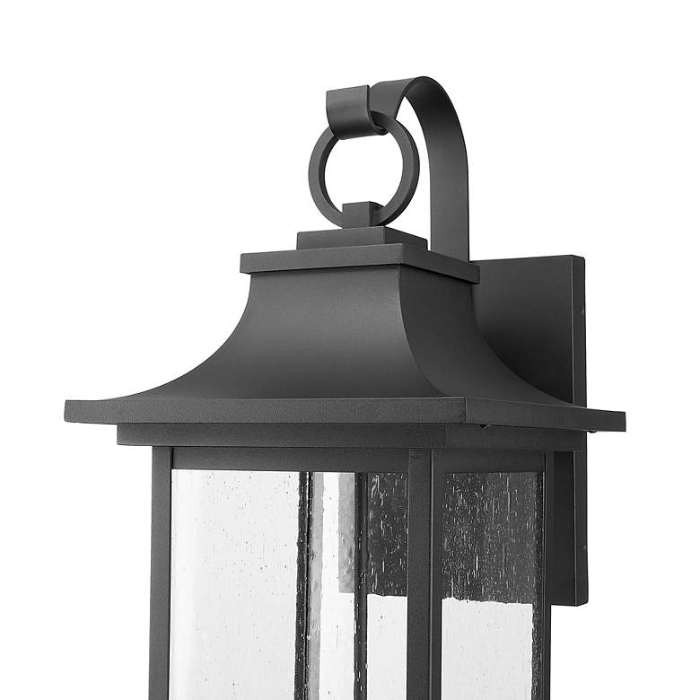 Image 6 Z-Lite Tiberius 34" High Black 6-Light Outdoor Wall Light more views