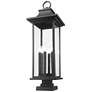 4_Z-Lite Tiberius 36 1/2"H Black 6-Light Outdoor Pier Light more views