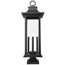5_Z-Lite Tiberius 36 1/2"H Black 6-Light Outdoor Pier Light more views