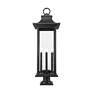 5_Z-Lite Tiberius 36 3/4"H Black 6-Light Outdoor Pier Light more views