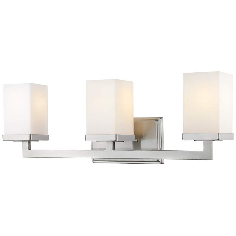 Image 1 Z-Lite Tidal 23 1/4" Wide 3-Light Brushed Nickel Bath Vanity Light