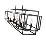 Z-Lite Titania 13" Wide Matte Black 10-Light Linear Pendant in scene