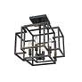 7_Z-Lite Titania 14" Wide Matte Black 4-Light Ceiling Light more views