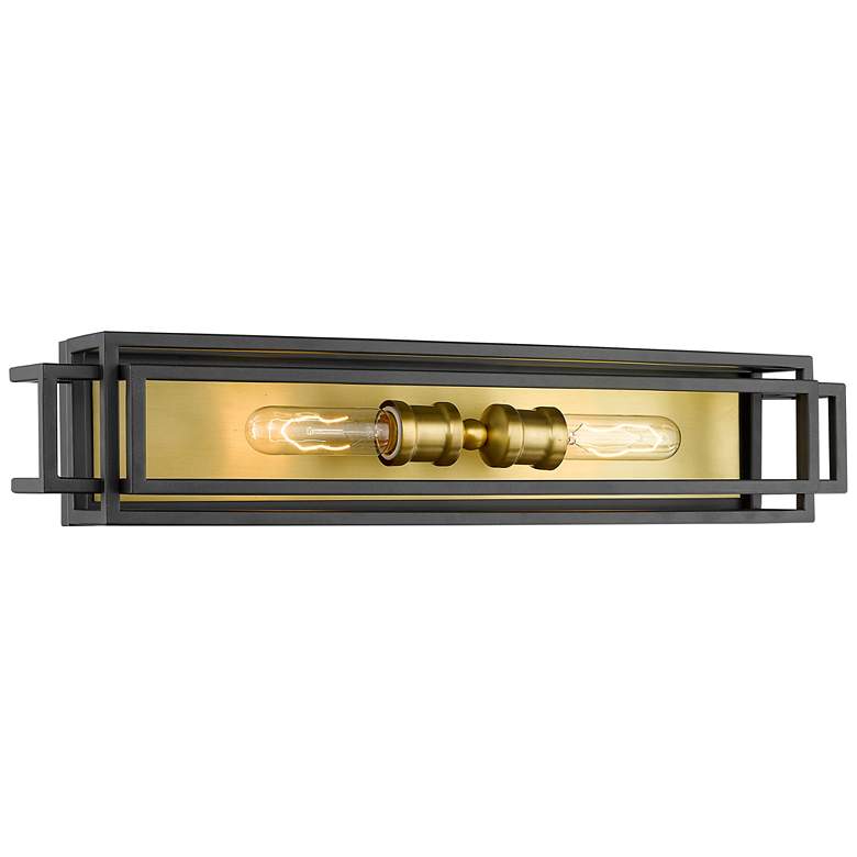 Image 1 Z-Lite Titania 2 Light Vanity in Bronze + Olde Brass