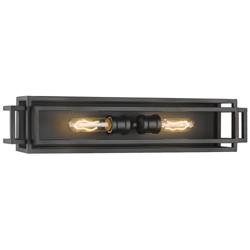 Z-Lite Titania 2 Light Vanity in Matte Black