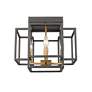 7_Z-Lite Titania 4 Light Flush Mount in Bronze + Olde Brass more views