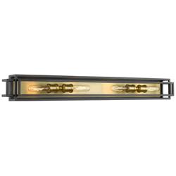 Z-Lite Titania 4 Light Vanity in Bronze + Olde Brass