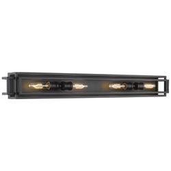 Z-Lite Titania 4 Light Vanity in Matte Black