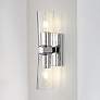 1_Z-Lite Titus 17 1/2" High Chrome 2-Light Wall Sconce