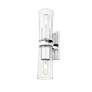 6_Z-Lite Titus 17 1/2" High Chrome 2-Light Wall Sconce more views