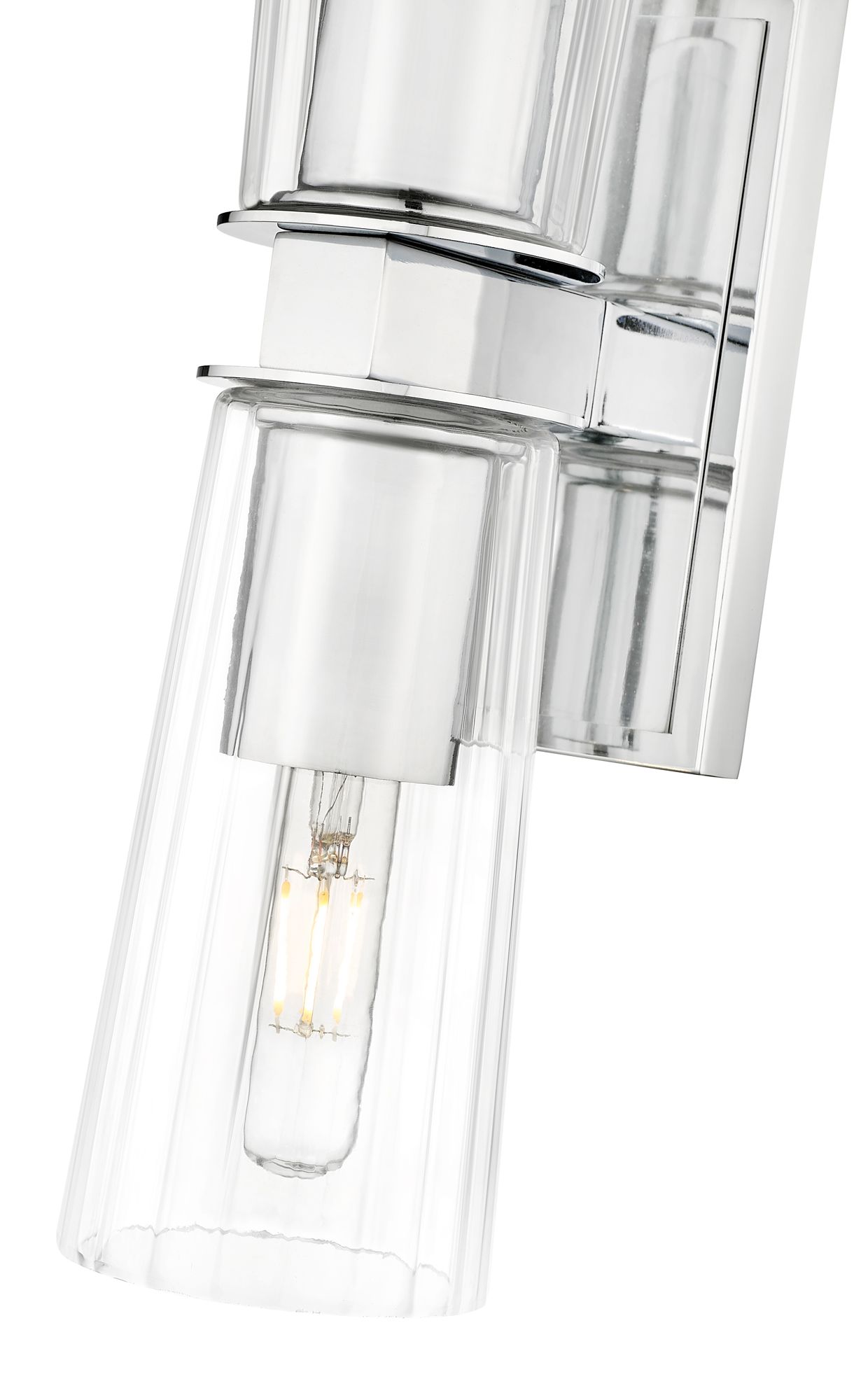 Z-Lite Titus 17 1/2" High Chrome 2-Light Wall Sconce